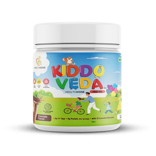 KIDDOVEDA BY HEALTHXONE Daily Nutrition Protein Mix for Kids 7+Year