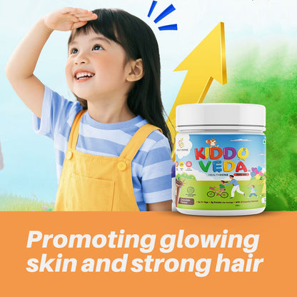 KIDDOVEDA BY HEALTHXONE Daily Nutrition Protein Mix for Kids 7+Year