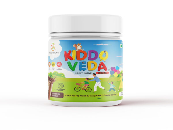 KIDDOVEDA BY HEALTHXONE Daily Nutrition Protein Mix for Kids 7+Year